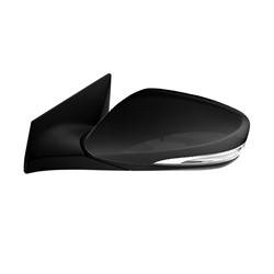LKQ - 2014-2016 Hyundai Elantra Driver's Side Door Mirror Power Adjustment, Manual Folding, Heated, Blind Spot Mirror, Housing Turn Signal Indicator, Mirror Turn Signal Indicator, Paint to Match