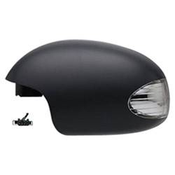 LKQ - 2003-2009 Volkswagen Beetle Driver's Side Door Mirror Power Adjustment, Manual Folding, Heated, Housing Turn Signal Indicator, Mirror Turn Signal Indicator, Textured Gray