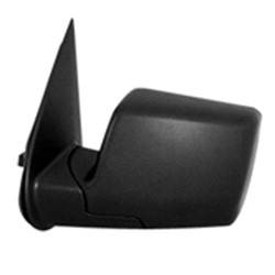 LKQ - 2006-2010 Ford Explorer, 2007-2010 Ford Explorer Sport-Trac Driver's Side Door Mirror Power Adjustment, Manual Folding, Heated, Puddle Light, Textured