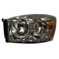 LKQ - '07-'08 Dodge Ram 1500, '07-'09 Dodge Ram 2500, '07-'09 Dodge Ram 3500 Driver Side Head Light Assembly