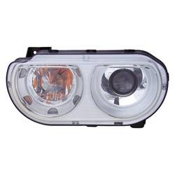 LKQ - '08-'14 Dodge Challenger Driver Side Hid Head Light Lens And Housing