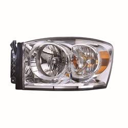 LKQ - '07-'08 Dodge Ram 1500, '07-'09 Dodge Ram 2500, '07-'09 Dodge Ram 3500 Driver Side Headlight Assembly