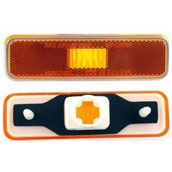 LKQ - '72-'93 Dodge Ram Pickup, '74-'93 Dodge Ramcharger, '71-'83 Dodge Charger, '74-'81 Plymouth Trailduster, '71-'76 Dodge Coronet, '78-'83 Dodge Omni Driver Or Passenger Side Front Side Marker Light Assembly