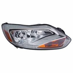 LKQ - '12-'14 Ford Focus Passenger Side Halogen Head Light Assembly