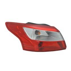 LKQ - '12-'14 Ford Focus Driver Side Outer Tail Light Assembly