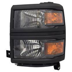 LKQ - '14-'15 Chevrolet Silverado 1500 Driver Side Halogen Headlight Assembly