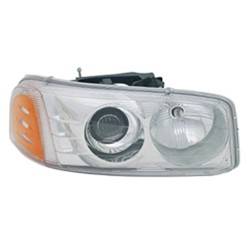 LKQ - '01-'06 GMC Sierra 1500, '07 GMC Sierra 1500 Classic, '01-'06 GMC Yukon, '01-'06 GMC Yukon XL 1500 Passenger Side Head Light Assembly