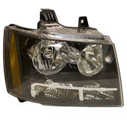 LKQ - '07-'13 Chevrolet Avalanche, '07-'14 Chevrolet Suburban 1500, '07-'13 Chevrolet Suburban 2500, '07-'14 Chevrolet Tahoe Passenger Side Head Light Assembly