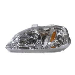 LKQ - '99-'00 Honda Civic Driver Side Head Light Assembly