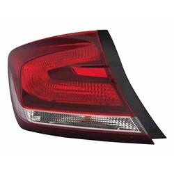 LKQ - '13-'15 Honda Civic Driver Side Outer Tail Light Assembly