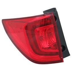 LKQ - '22-'23 Honda Passport, '16-'18 Honda Pilot Driver Side Outer Tail Light Assembly