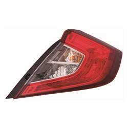 LKQ - 2016-2021 Honda Civic Tail Light Assembly