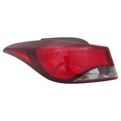 LKQ - '14-'16 Hyundai Elantra Driver Side Outer Tail Light Assembly