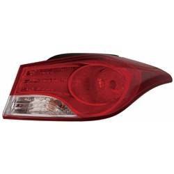 LKQ - '11-'13 Hyundai Elantra, '13 Hyundai Elantra Coupe Passenger Side Outer Tail Light Assembly