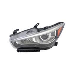 LKQ - 2014-2017 Infiniti Q50 Driver's Headlight Assembly