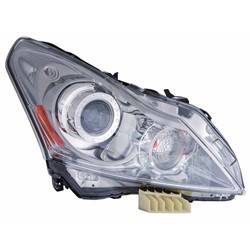 LKQ - '11-'12 INFINITI G25, '10-'13 INFINITI G37, '15 INFINITI Q40 Passenger Side Headlight Assembly
