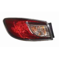 LKQ - '10-'13 Mazda 3 Driver Side Outer Tail Light Assembly