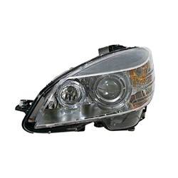 LKQ - '08-'09 Mercedes C230, '10-'11 Mercedes C250, '08-'11 Mercedes C300, '08-'11 Mercedes C350 Driver Side Bi-Xenon Head Light Assembly