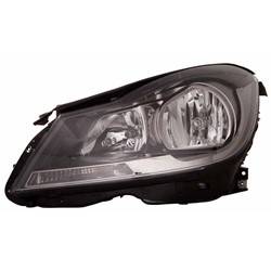 LKQ - '12-'15 Mercedes C250, '12-'14 Mercedes C300, '12-'15 Mercedes C350, '12-'15 Mercedes C63 AMG Driver Side Halogen Headlight Assembly