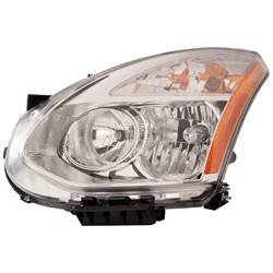 LKQ - '09-'10 Nissan Rogue Driver Side Halogen Head Light Assembly