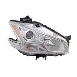 LKQ - '09-'14 Nissan Maxima Passenger Side Halogen Headlight Assembly