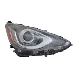 LKQ - 2015-2017 Toyota Prius C Passenger's Headlight Assembly