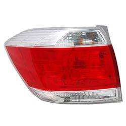 LKQ - '11-'13 Toyota Highlander Driver Side Tail Light Assembly