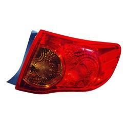 LKQ - '09-'10 Toyota Corolla Passenger Side Tail Light Assembly
