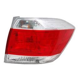 LKQ - '11-'13 Toyota Highlander Passenger Side Tail Light Assembly