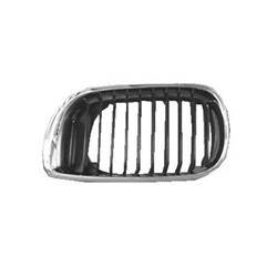 LKQ - '02-'05 BMW 325i, '02-'05 BMW 325xi, '02-'05 BMW 330i Driver Side Hood-Mounted Grille