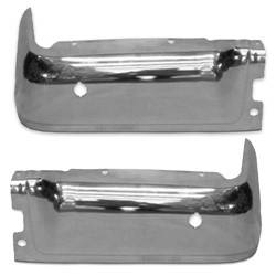 LKQ - '09-'14 Ford F-150 Rear Bumper Face Bar [2-Pc Left And Right] Chrome