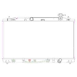 LKQ - '07-'12 Lexus ES350, '07-'12 Toyota Camry Radiator