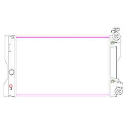 LKQ - '09-'10 Pontiac Vibe, '09-'10 Toyota Corolla, '09-'13 Toyota Matrix Radiator