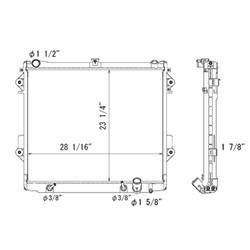 LKQ - '10-'21 Lexus LX570, '08-'20 Toyota Land Cruiser Radiator