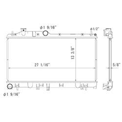 LKQ - '08-'14 Subaru Impreza Radiator