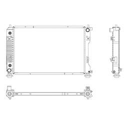 LKQ - '08-'09 Chevrolet Equinox, '08-'09 Pontiac Torrent, '07-'09 Suzuki XL-7 Radiator