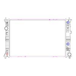 LKQ - '10-'12 Ford Fusion, '10-'11 Mercury Milan Radiator