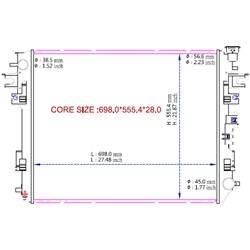 LKQ - '09-'10 Dodge Ram 1500, '11-'18 Ram 1500, '19-'22 Ram 1500 Classic Radiator