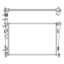 LKQ - '10-'13 Kia Forte, '10-'13 Kia Forte Koup Radiator