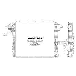 LKQ - '08-'10 Ford F-250 Super Duty, '08-'10 Ford F-350 Super Duty, '08-'10 Ford F-450 Super Duty, '08-'10 Ford F-550 Super Duty Radiator