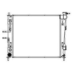 LKQ - '11-'14 Hyundai Sonata, '11-'15 Kia Optima Radiator