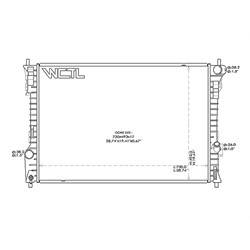 LKQ - '11-'13 Ford Explorer Radiator For Models With 3.5l V6 Without Tow Package Built Up To 9/1/12