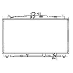 LKQ - '12-'17 Toyota Camry Radiator For Models With 2.5 Liter L4