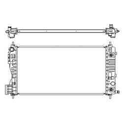 LKQ - '14-'19 Chevrolet Impala, '13-'16 Chevrolet Malibu, '16 Chevrolet Malibu Limited Radiator