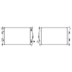 LKQ - '11-'13 Hyundai Elantra, '13 Hyundai Elantra Coupe, '13-'15 Hyundai Elantra GT, '14 Kia Forte, '14 Kia Forte Koup, '12-'13 Kia Soul Radiator