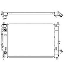 LKQ - '14-'16 Hyundai Elantra, '14 Hyundai Elantra Coupe, '16-'17 Hyundai Elantra GT, '15-'18 Kia Forte, '15-'16 Kia Forte Koup, '15-'18 Kia Forte5 Radiator