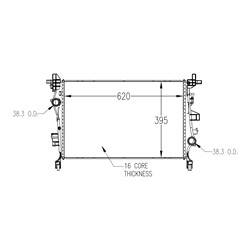 LKQ - '15-'18 Jeep Renegade, '16-'18 Fiat 500X Radiator