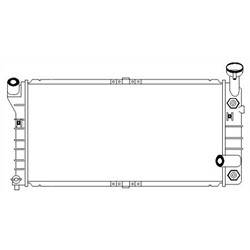 LKQ - '94-'96 Buick Regal, '94-'99 Chevrolet Lumina, '95-'99 Chevrolet Monte Carlo, '94-'97 Oldsmobile Cutlass Supreme, '94-'96 Pontiac Grand Prix Radiator