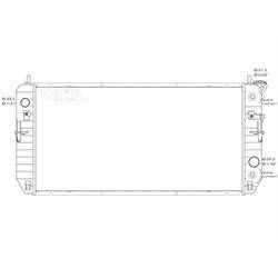 LKQ - '06-'08 Buick Lucerne Radiator