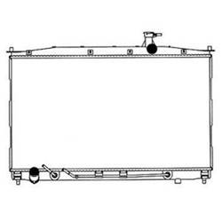 LKQ - '07-'09 Hyundai Santa Fe Radiator For All Models With 3.3l V6